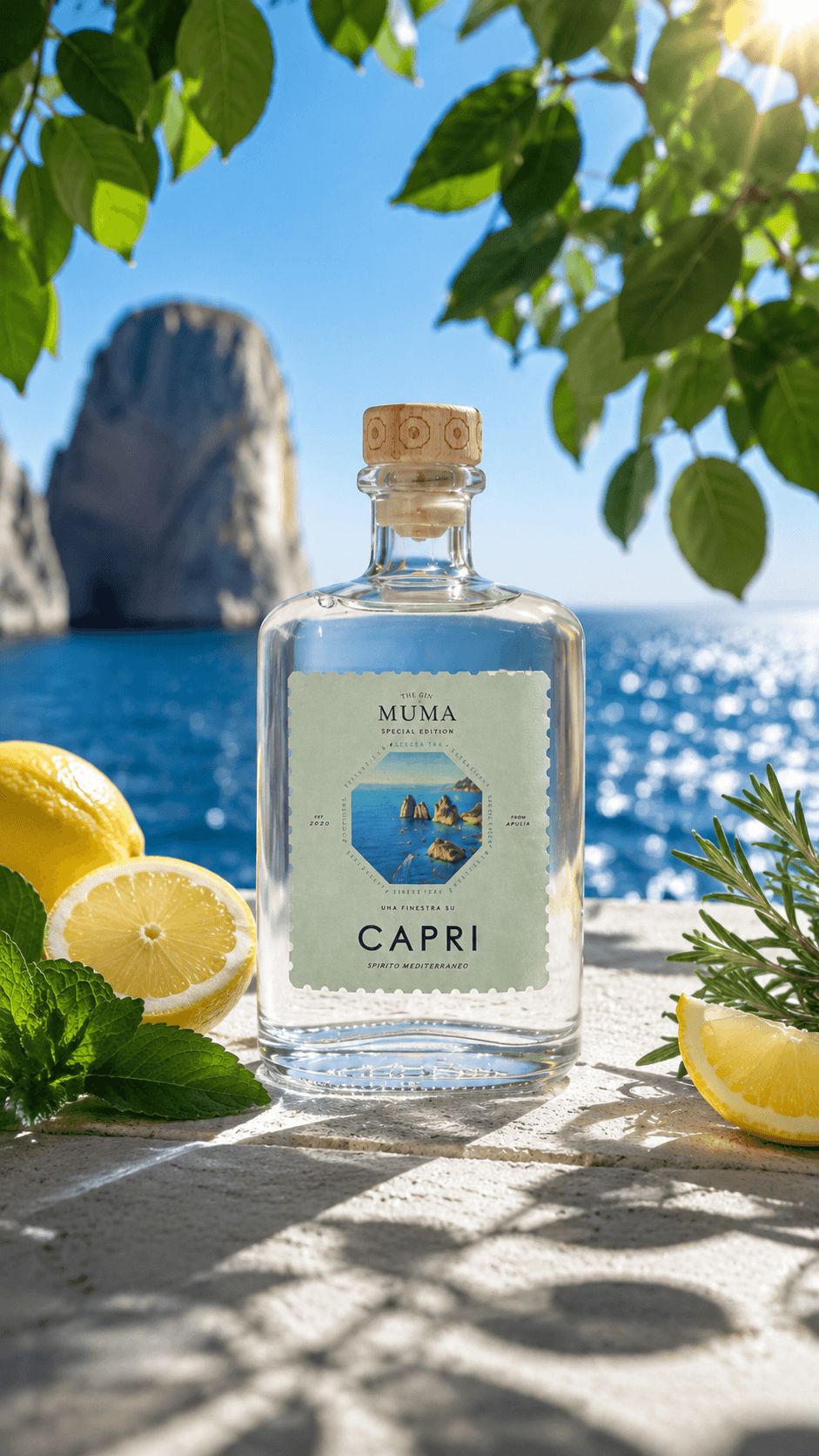 MUMA Capri tra limoni e rosmarino davanti al mare